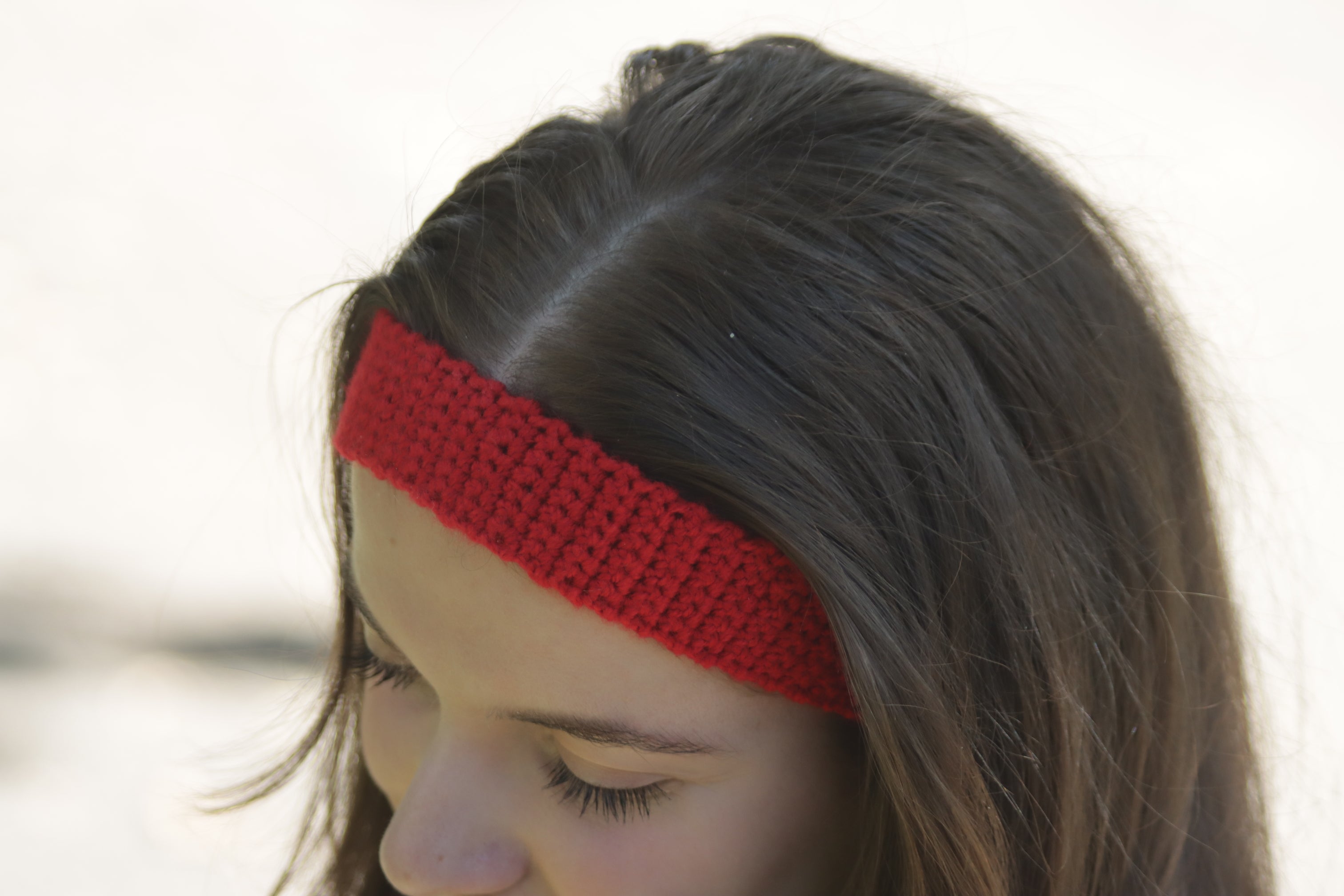 Bandeau en crochet